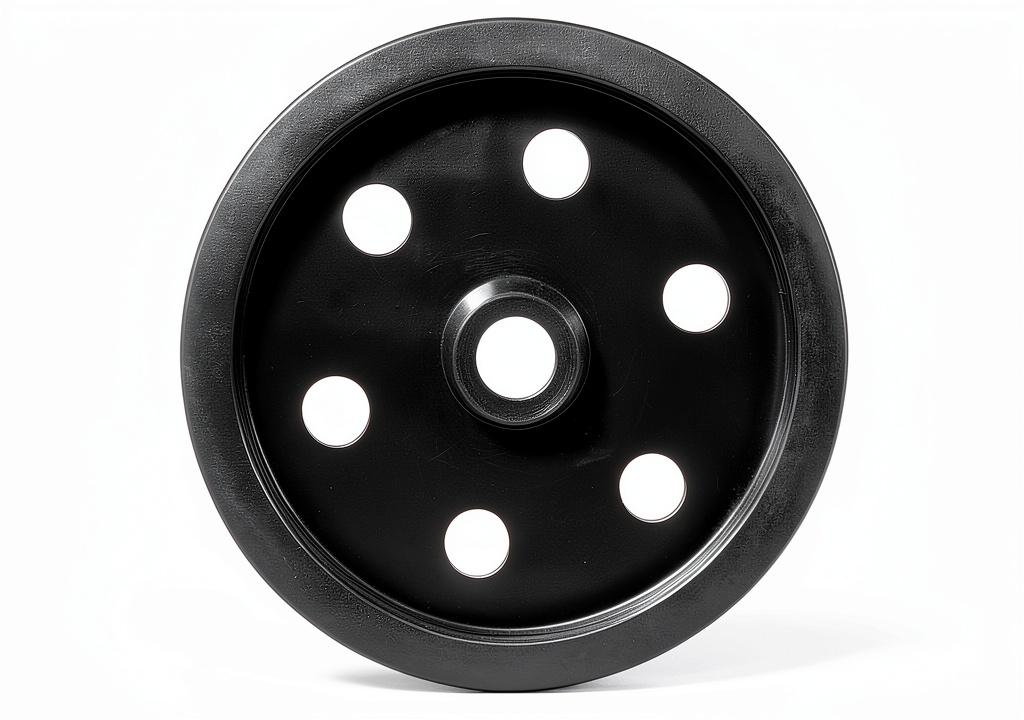Cardone front power pulley installed in an engine bay