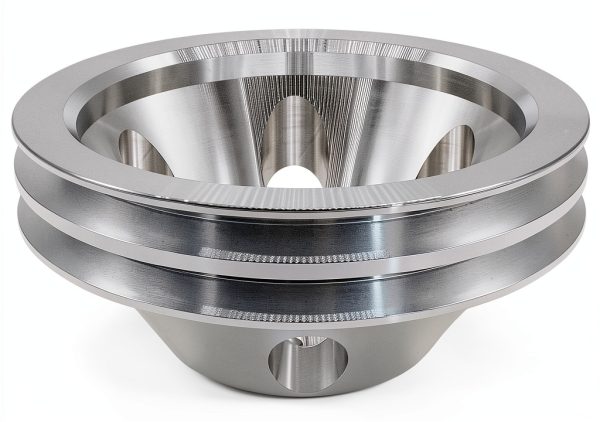 GSKMOTOR SBC 350 Double Groove Pulley for Small Block Chevy-0