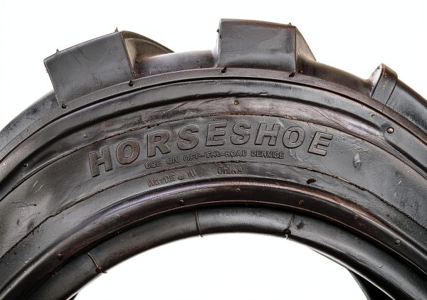 HORSESHOE 23x8.5-12 R-4 Heavy Duty Skid Steer Tire with Rim Guard-3