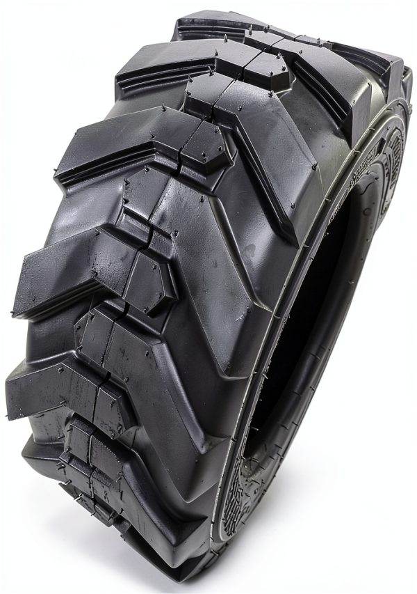 HORSESHOE 23x8.5-12 R-4 Heavy Duty Skid Steer Tire with Rim Guard-0