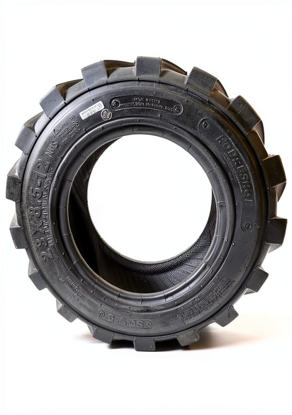 HORSESHOE 23x8.5-12 R-4 Heavy Duty Skid Steer Tire with Rim Guard-6