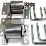 RV Hitch Rollers 2.5" Tube Wheels Set of 2 by Foghorn Powersports-0