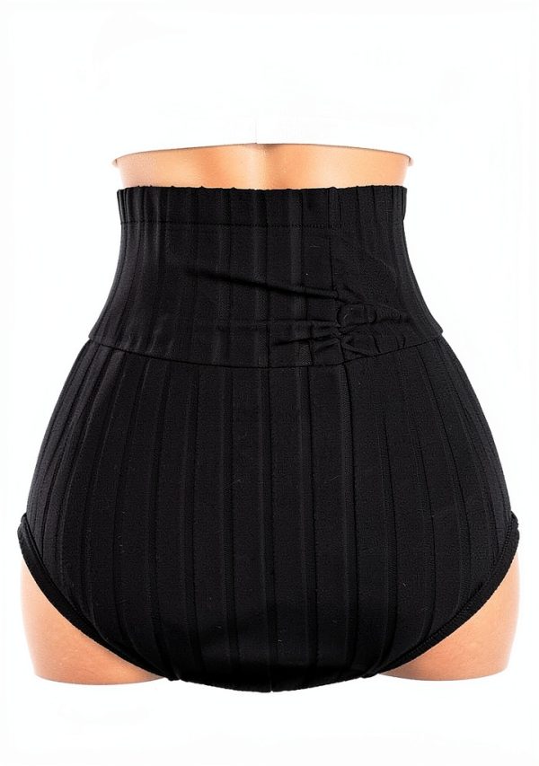 Women's Maternity Shorts ComfortFit Elastic Waist Black XX-Large-4